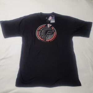 Atlanta Falcons Fanatics XLT Crewneck Short Sleeve T-Shirt Black Graphic Men's